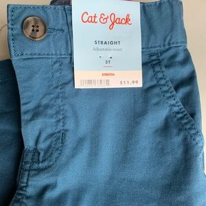 Cat and Jack NWT Boys Blue Pants 3T